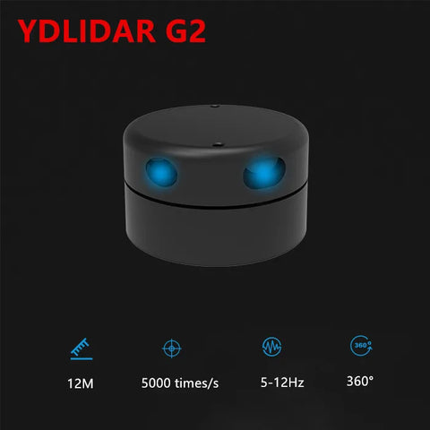EAI360° scanning laser radar YDLIDAR G2 lidar sensor ROS vehicle navigation path planning obstacle avoidance