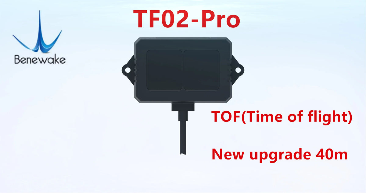 Benewake TF02-Pro 40m LiDAR Sensor – IP65, Outdoor ToF Rangefinder ...