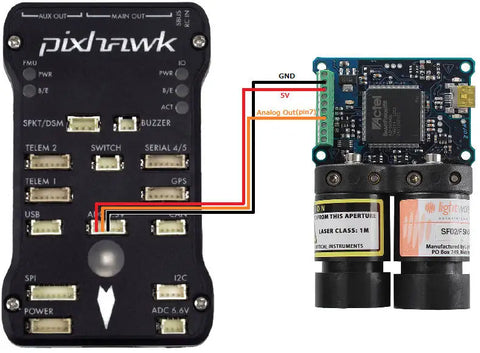Lidar ranging  SF02/F 40m Pixhawk