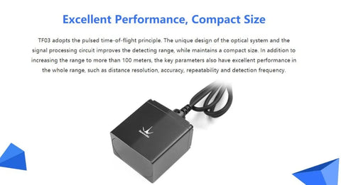 TF03-180 IP67-rated LiDAR module for security systems