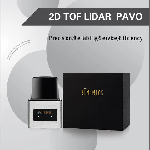 screen interactive multi-touch robot Navigation obstacle avoidance for indoor and outdoor SIMINICS 2D TOF LiDAR PAVO