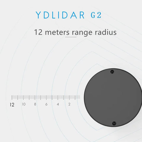 EAI360° scanning laser radar YDLIDAR G2 lidar sensor ROS vehicle navigation path planning obstacle avoidance