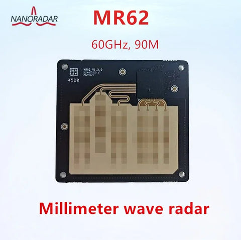 Nanoradar 60Ghz MR62 Millimeter Wave Traffic Radar sensor for Traffic speed monitoring, gate speed control