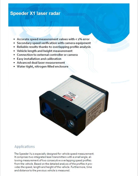 CM3 & CM5 series Speeder X1 8KHz dual laser Rangefinder intelligent traffic speed radar vehicle contour dual laser measurement
