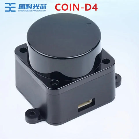 COIN-D4A DTOF 12M 360 ° scanning ranging LiDAR is suitable for mapping, navigation obstacle avoidance, environmental modeling