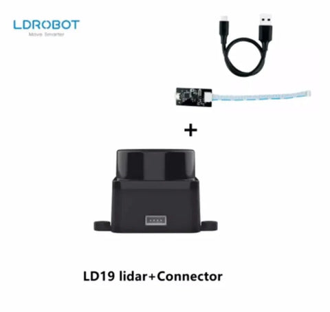 LDROBOT LD06 LD19 D300 OF laser Radar Lidar Scanner 360° Scanning D500 Lidar kit support ROS1 and ROS2 for Indoor and outdoor