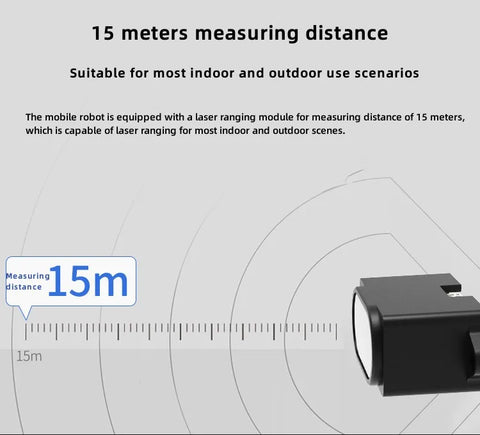 YDLIDAR SDM15 outdoor 15M single point ranging laser sensor module serial communication TOF obstacle avoidance ROS1&ROS2