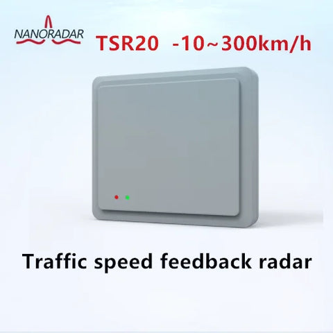 for multi-lane traffic monitoring,speed feedback 10-300km/h Nanoradar TSR20 24GHz RS485/RS232  microwave(MMW) radar sensor