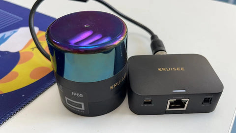 KRUISEE KR-S50 LiDAR sensor 360 degree scanning 50m ranging DTOF laser radar for  robots, AGV navigation and obstacle avoidance
