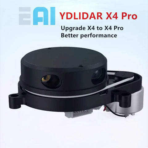 LIDAR Laser Radar Scanner Ranging Sensor Module 10 meters YDLIDAR X4 pro 5KHz Ranging Frequency EAI YDLIDAR-X4 for ROS