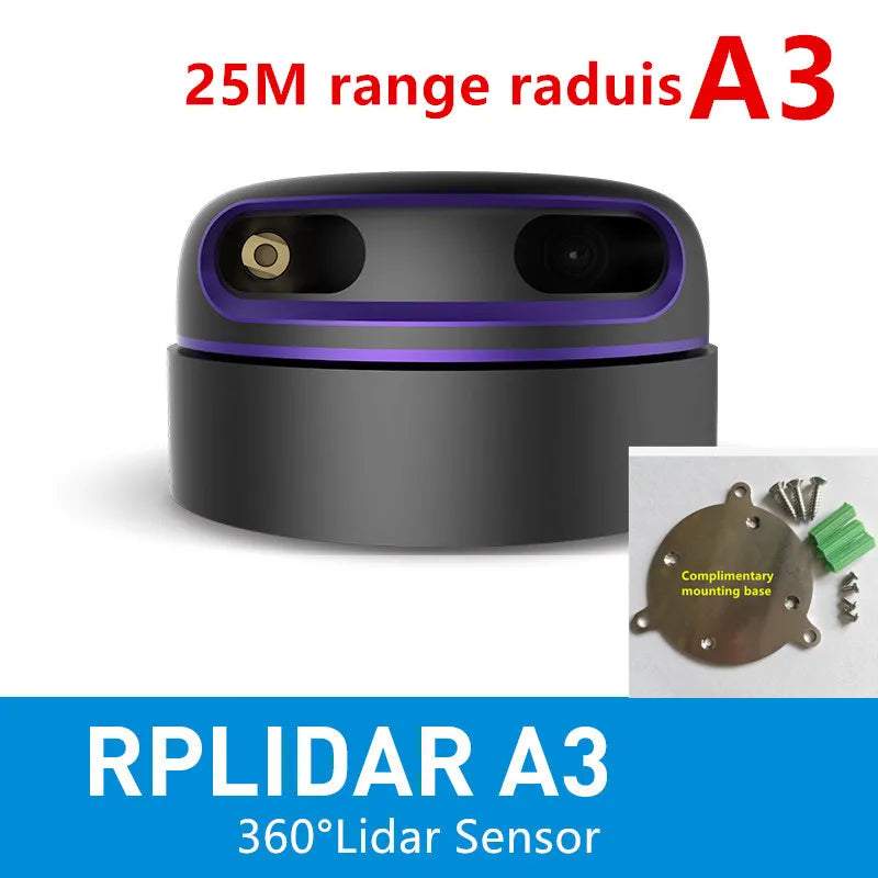 SLAMTEC RPLIDAR A3M1 360° LiDAR Sensor 25M Range, 16000 Samples ...
