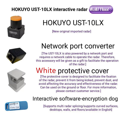 for ROBOT Navigation obstacle avoidance and large screen interaction HOKUYO 10 meters UST-10LX Scanning Laser Rangefinder lidar