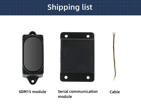 YDLIDAR SDM15 outdoor 15M single point ranging laser sensor module serial communication TOF obstacle avoidance ROS1&ROS2