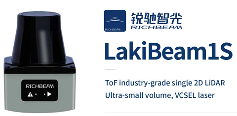 for robot obstacle avoidance Wall floor screen interaction RICHBEAM LakiBeam1S lidar 15m TOF industrial 2D laser ranging radar