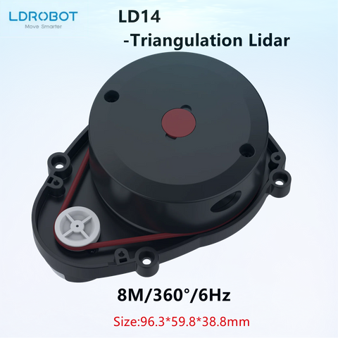Robot obstacle avoidance Autonomous navigation Navigation and positioning LDROBOT LD14 Mini Triangulation laser radar Lidar