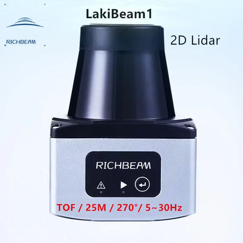 for mapping and AGV obstacle avoidance Anti glare RICHBEAM LakiBeam1 laser radar 25m 5-30Hz Industry-grade 2D LiDAR sensor