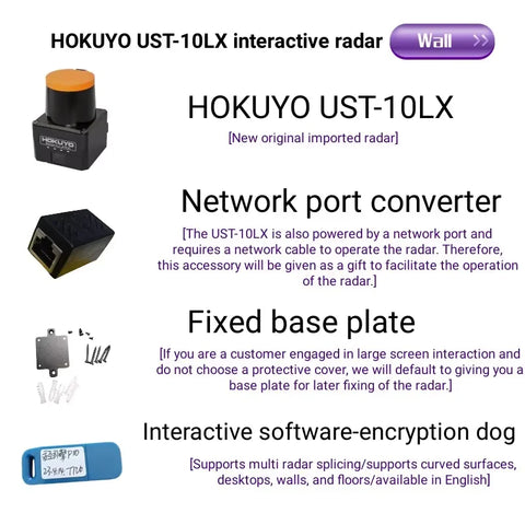 for ROBOT Navigation obstacle avoidance and large screen interaction HOKUYO 10 meters UST-10LX Scanning Laser Rangefinder lidar