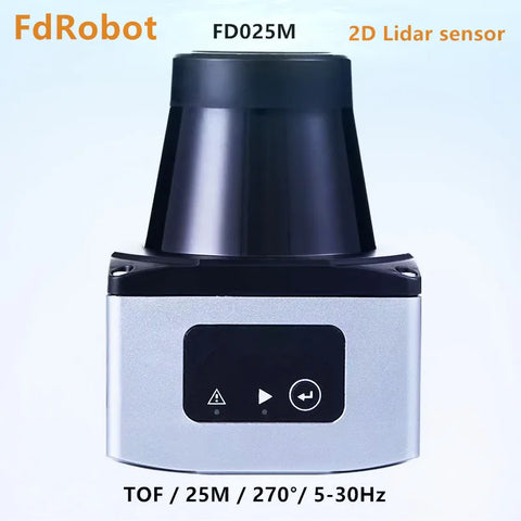 for mapping and AGV obstacle avoidance Anti glare FdRobot FD025M laser radar 25m 5-30Hz Industry-grade 2D LiDAR sensor